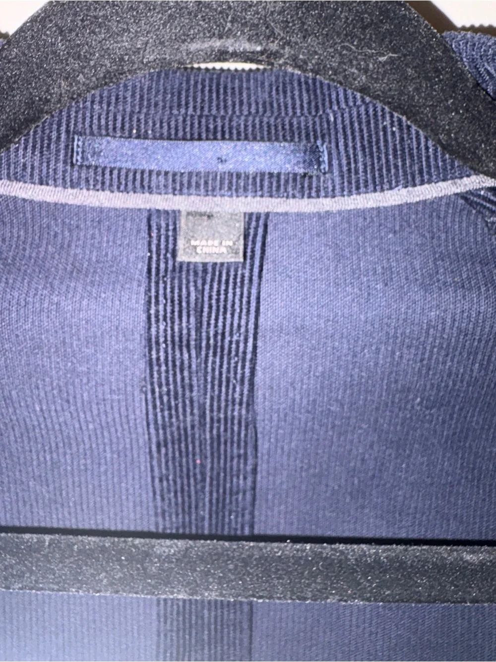 J.Crew Ludlow 36R Navy Corduroy Blazer Wool Collar Mens Preppy